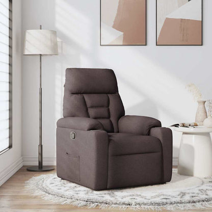 Fauteuil Verstelbaar Stof Donkerbruin 1 Nee