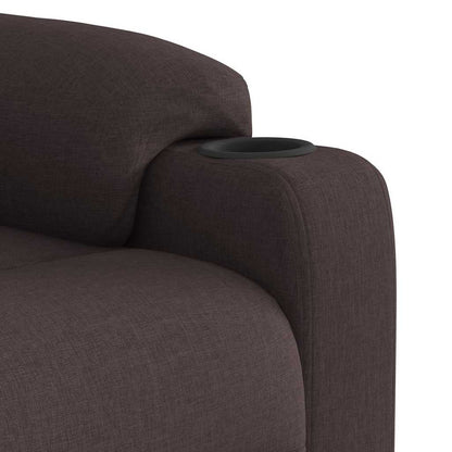 Fauteuil Verstelbaar Stof Donkerbruin 1 Nee