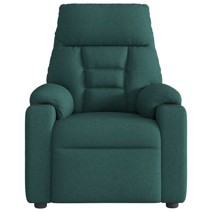 Fauteuil verstelbaar stof donkergroen