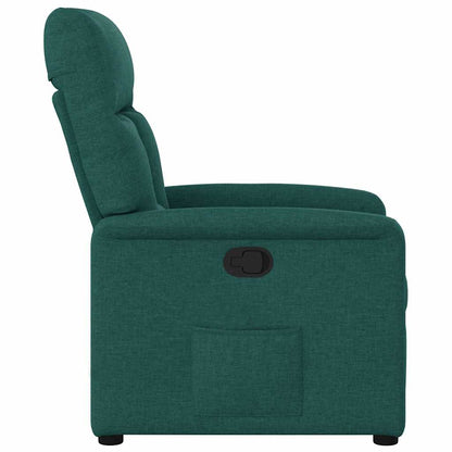 Fauteuil verstelbaar stof donkergroen