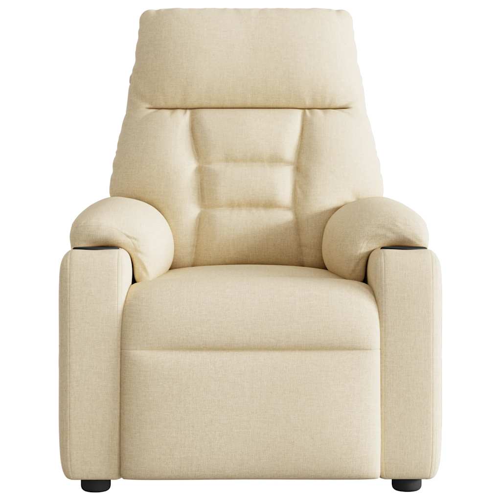 Fauteuil Verstelbaar Stof Kleurig Crème 1