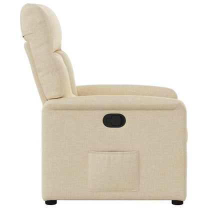 Fauteuil Verstelbaar Stof Kleurig Crème 1