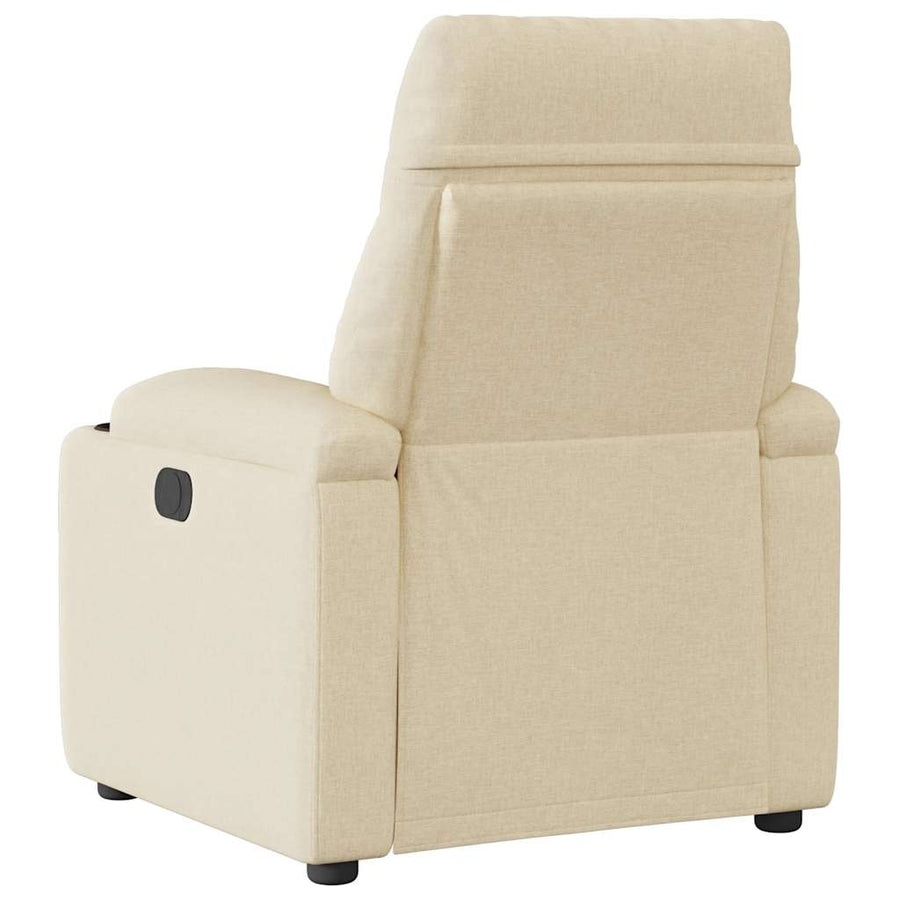 Fauteuil Verstelbaar Stof Kleurig Crème 1