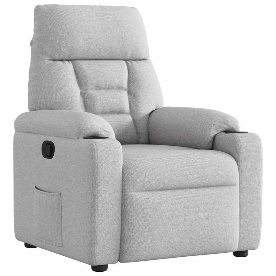 Fauteuil Verstelbaar Stof Wolk Grijs Wolkengrijs 1 Nee