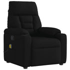 Massage chair adjustable fabric black