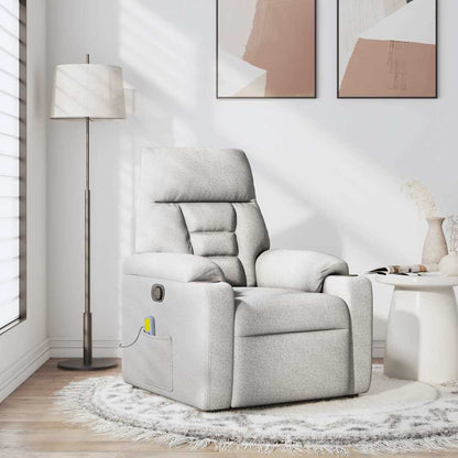 Massagestoel Verstelbaar Stof Wolk Grijs Wolkengrijs 1 Ja