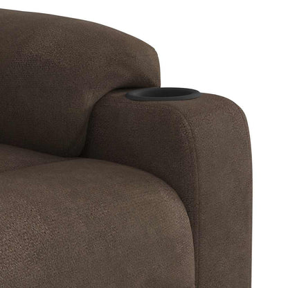 Massagestoel microvezelstof bruin