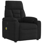 Massage chair microfiber fabric black