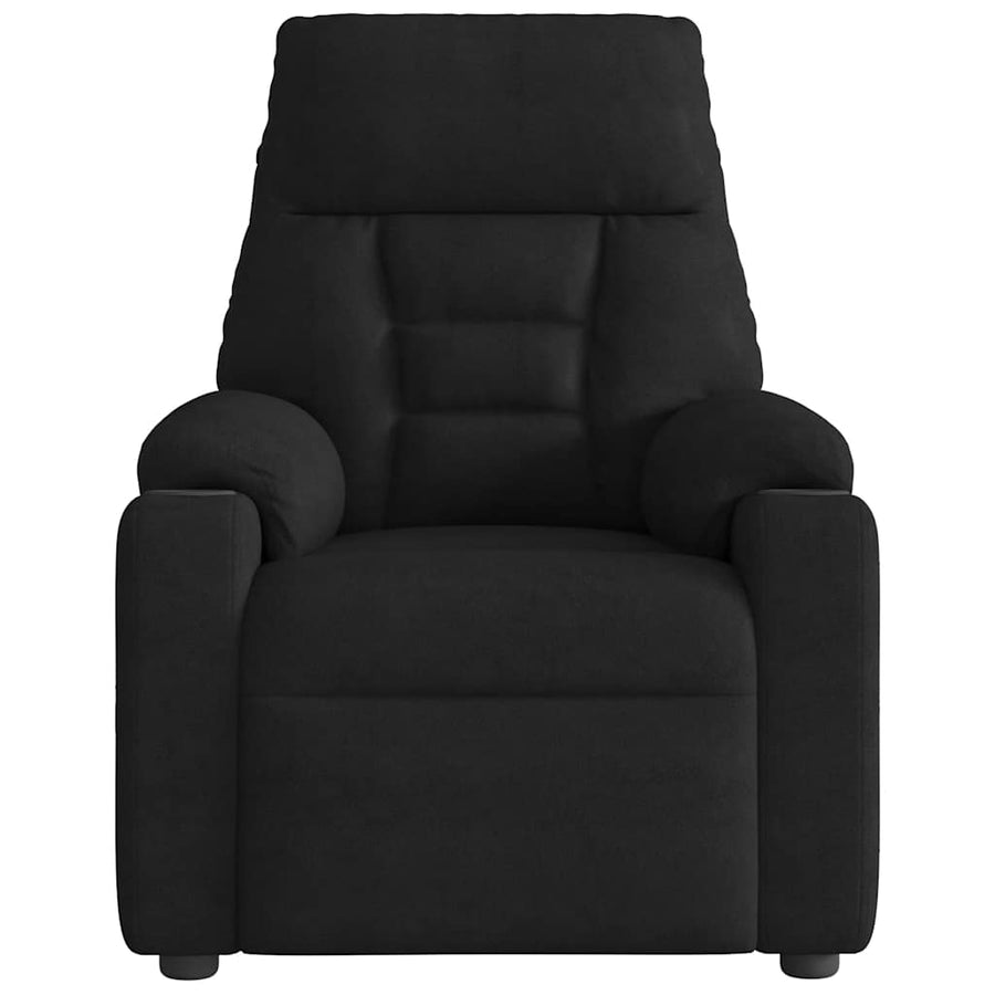 Massagestoel Microvezelstof Zwart 1 Ja