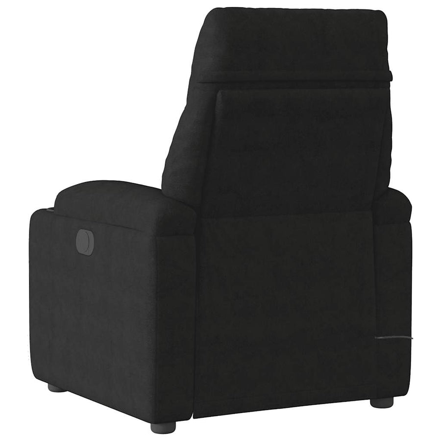 Massagestoel Microvezelstof Zwart 1 Ja