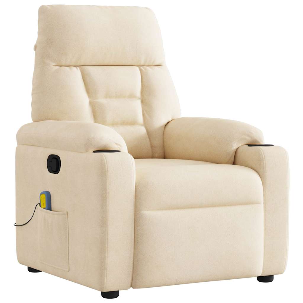 Massagestoel Microvezelstof Beige 1 Ja