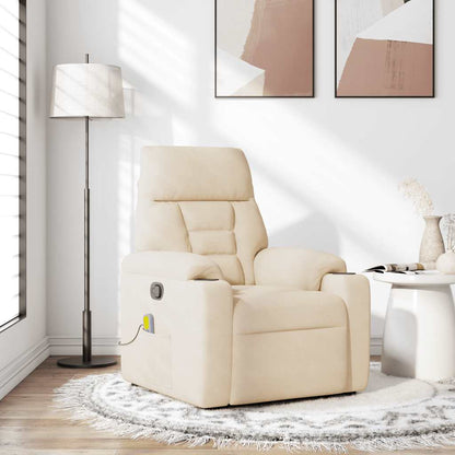 Massagestoel Microvezelstof Beige 1 Ja