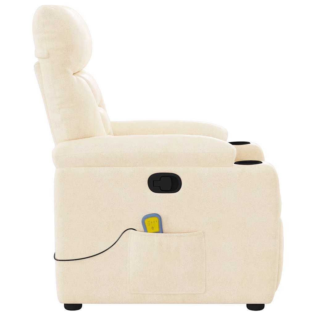 Massagestoel Microvezelstof Beige 1 Ja