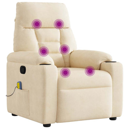 Massagestoel Microvezelstof Beige 1 Ja