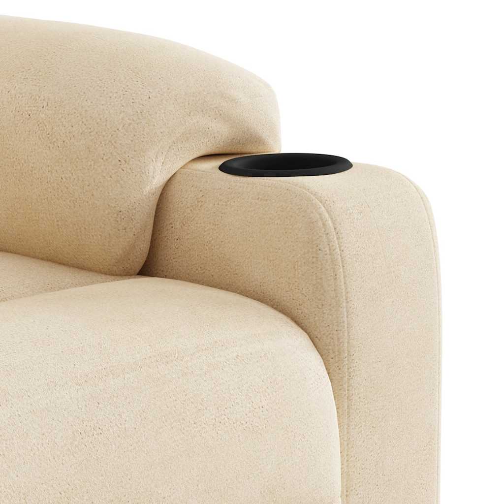 Massagestoel Microvezelstof Beige 1 Ja