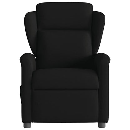 Fauteuil verstelbaar stof zwart