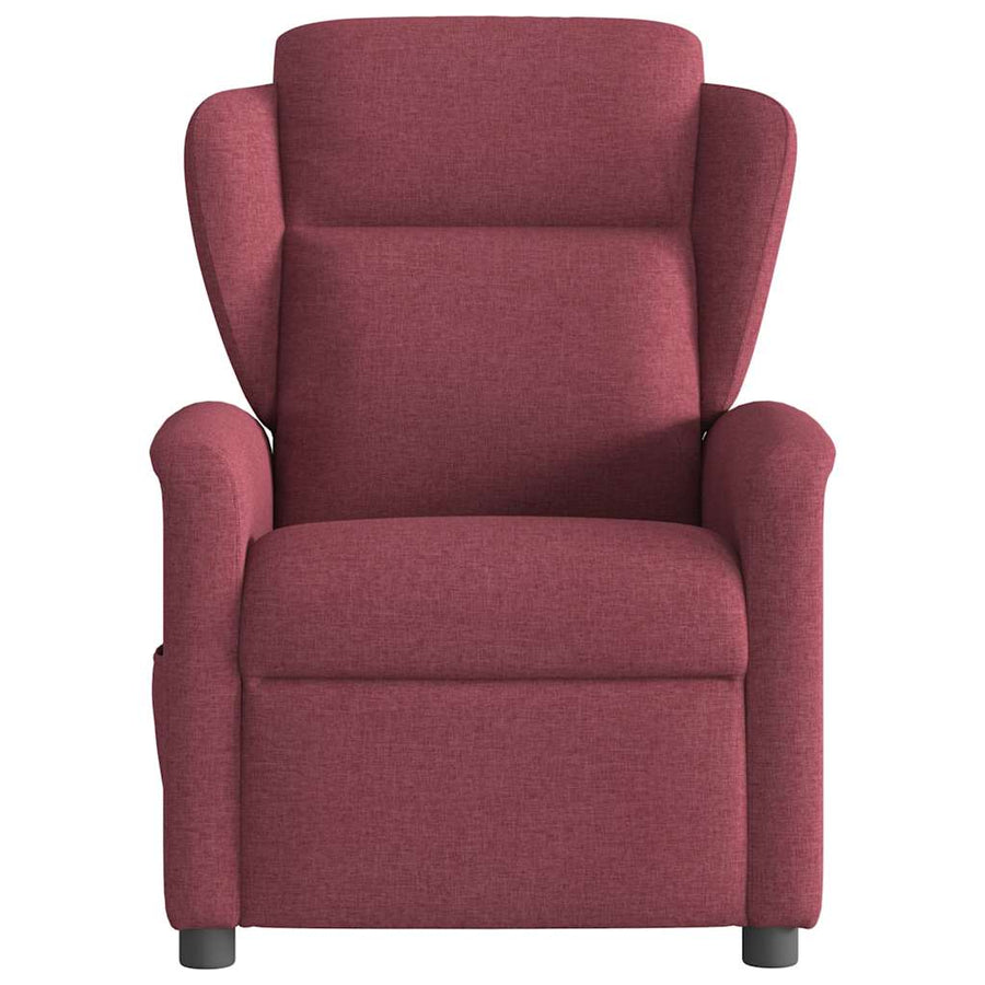 Fauteuil Verstelbaar Stof Wijnrood 1 Nee