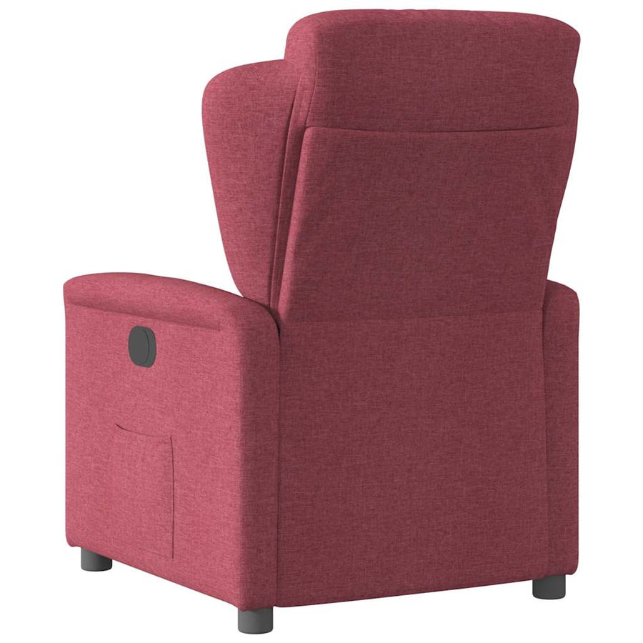 Fauteuil Verstelbaar Stof Wijnrood 1 Nee
