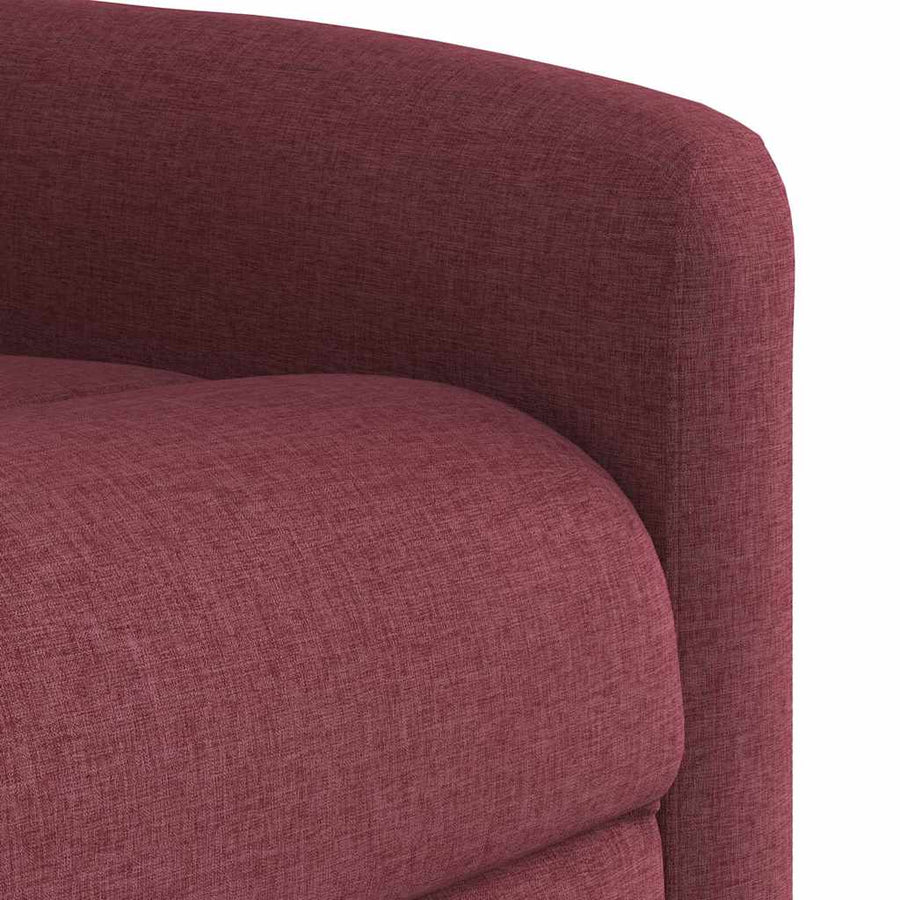 Fauteuil Verstelbaar Stof Wijnrood 1 Nee