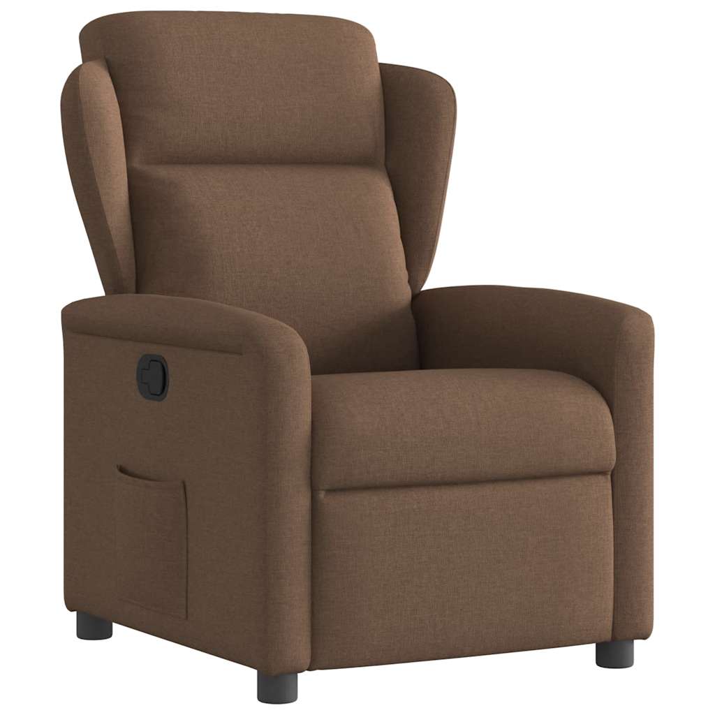 Fauteuil Verstelbaar Stof Bruin 1 Nee