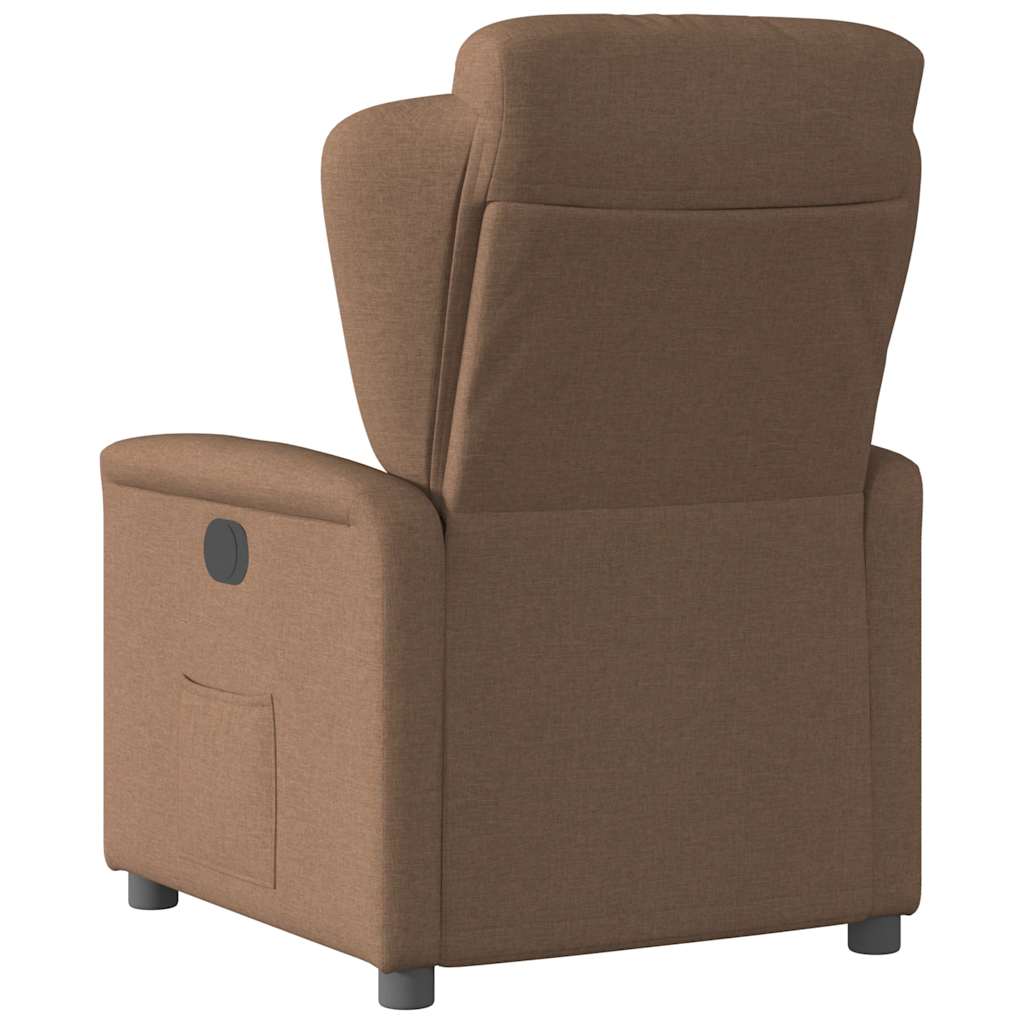 Fauteuil Verstelbaar Stof Bruin 1 Nee