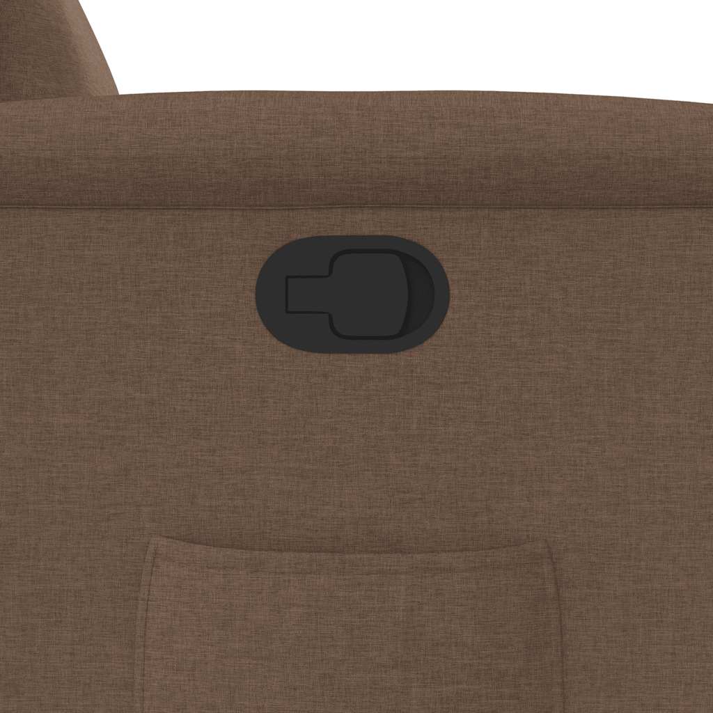 Fauteuil Verstelbaar Stof Bruin 1 Nee