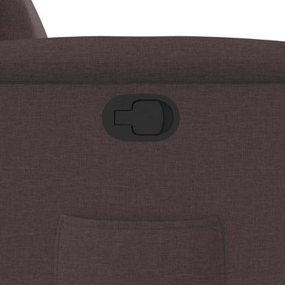 Fauteuil Verstelbaar Stof Donkerbruin 1 Nee