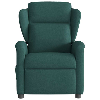 Fauteuil verstelbaar stof donkergroen