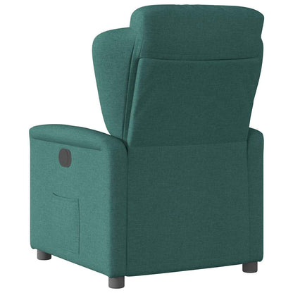 Fauteuil verstelbaar stof donkergroen