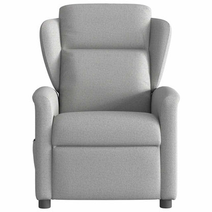Fauteuil verstelbaar stof wolk grijs