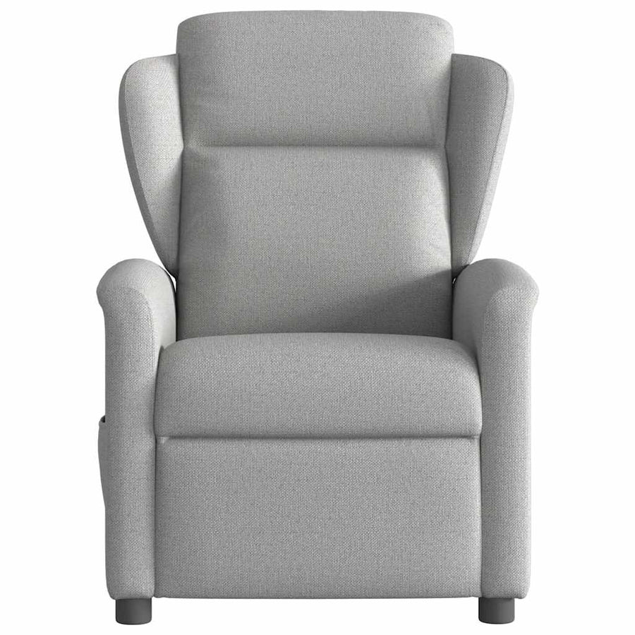 Fauteuil verstelbaar stof wolk grijs
