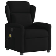 Massage chair adjustable fabric black