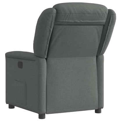 Fauteuil verstelbaar stof donkergrijs