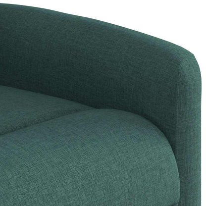 Fauteuil verstelbaar stof donkergroen