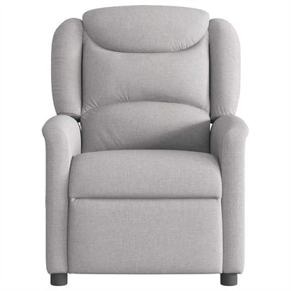 Fauteuil verstelbaar stof wolk grijs