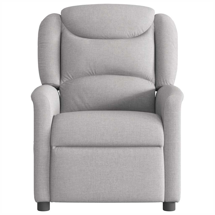 Fauteuil verstelbaar stof wolk grijs