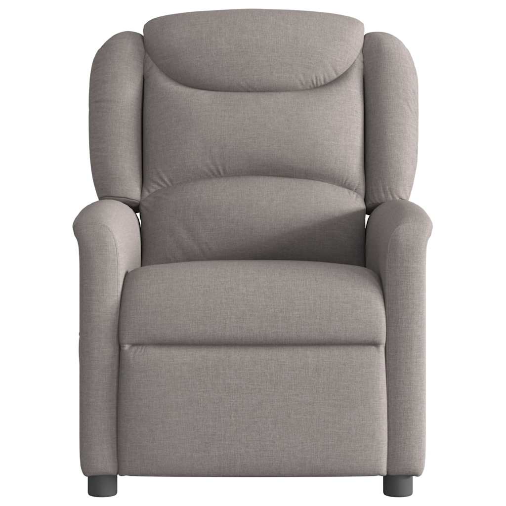 Massagestoel verstelbaar stof taupe
