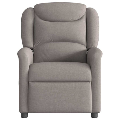 Massagestoel verstelbaar stof taupe