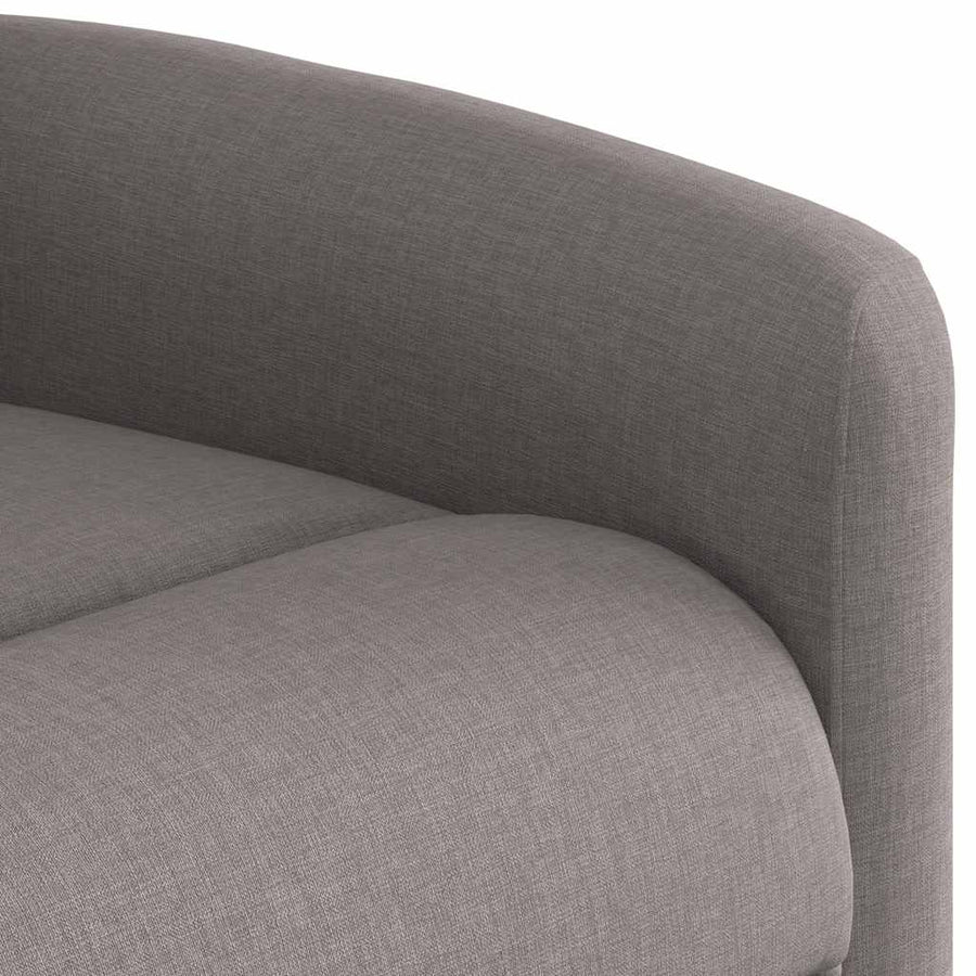 Massagestoel verstelbaar stof taupe