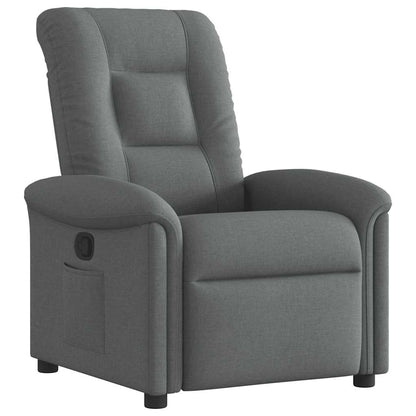 Fauteuil verstelbaar stof donkergrijs