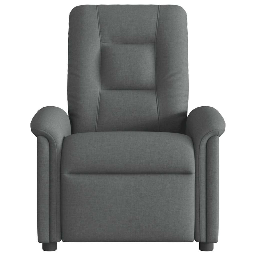 Fauteuil verstelbaar stof donkergrijs