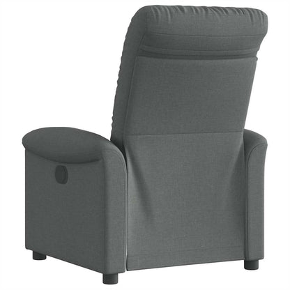 Fauteuil verstelbaar stof donkergrijs