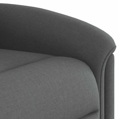 Fauteuil verstelbaar stof donkergrijs