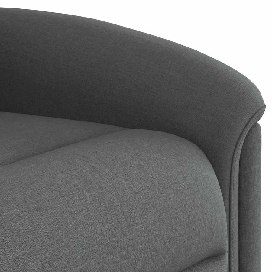 Fauteuil verstelbaar stof donkergrijs