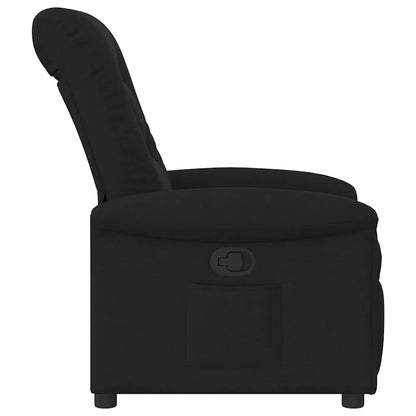 Fauteuil verstelbaar stof zwart