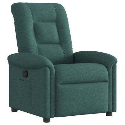Fauteuil verstelbaar stof donkergroen