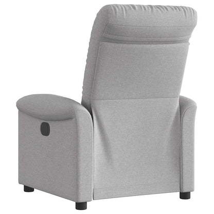 Fauteuil verstelbaar stof wolk grijs