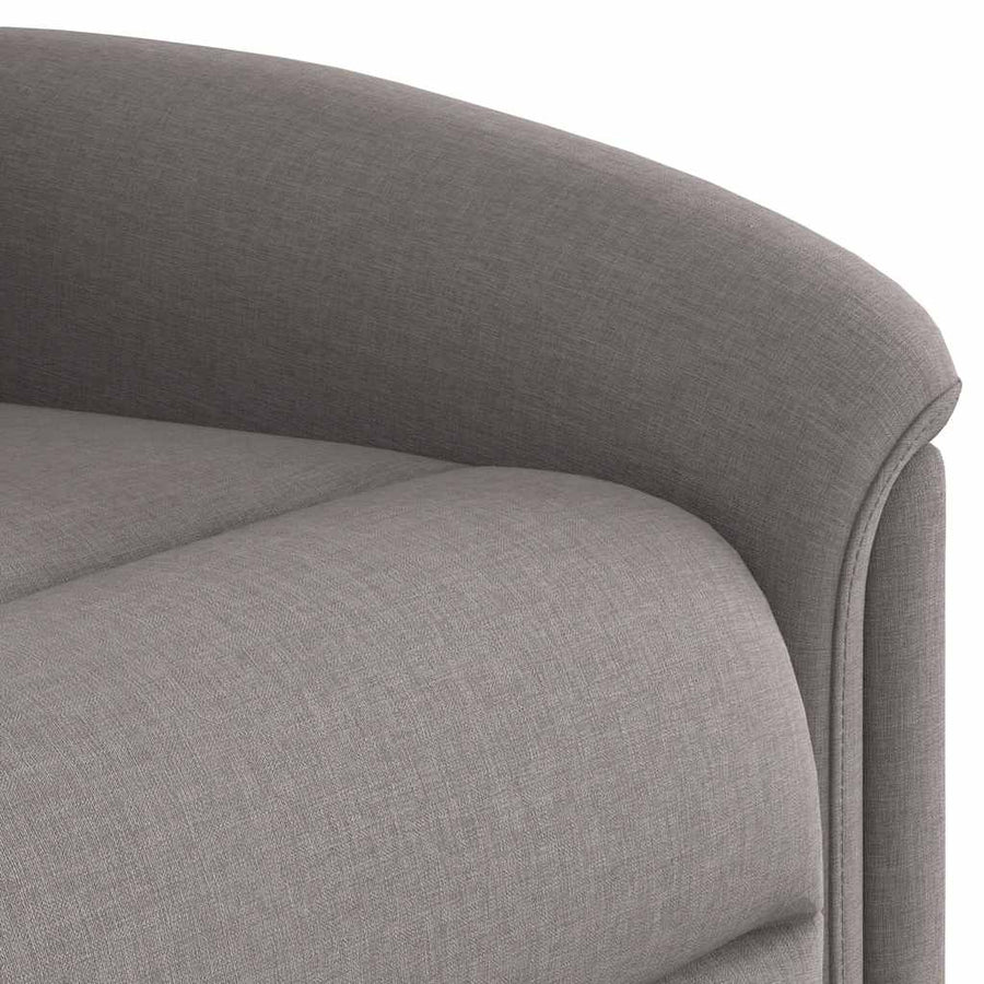 Massagestoel verstelbaar stof taupe