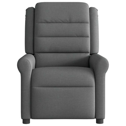 Fauteuil verstelbaar stof donkergrijs