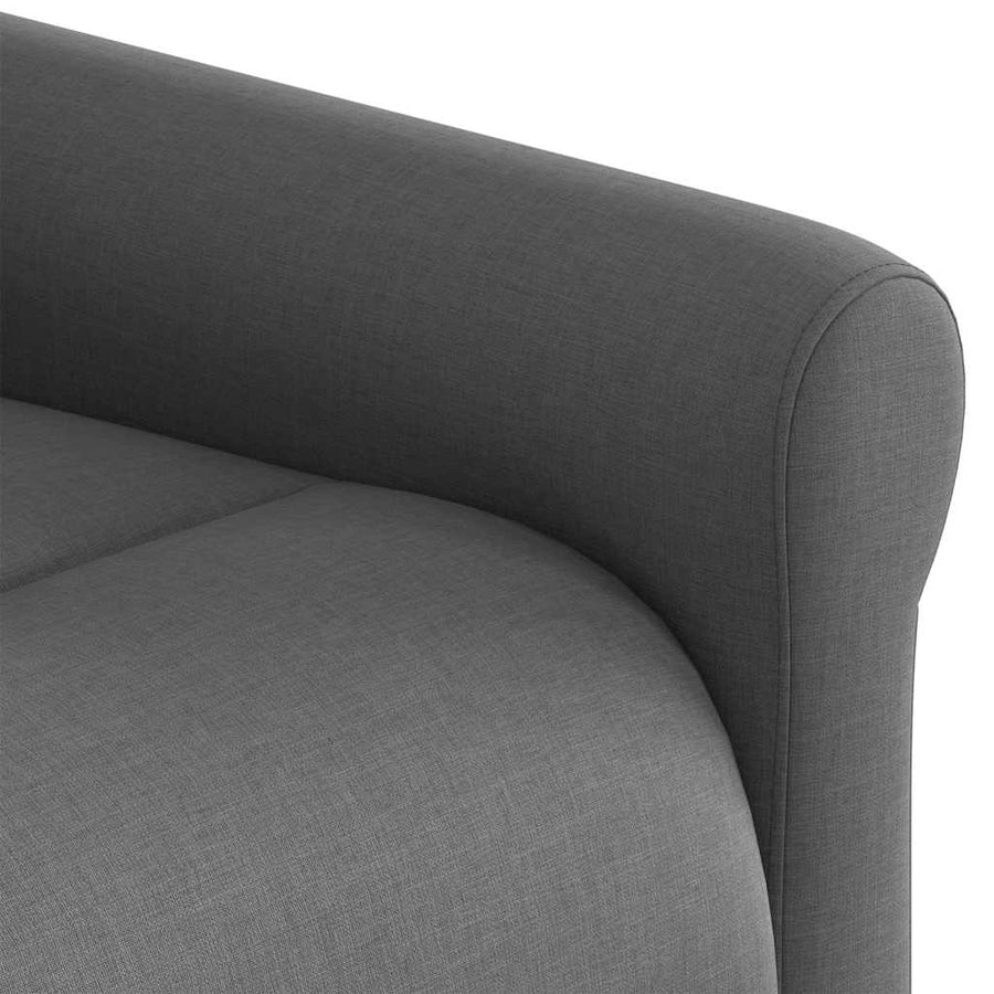 Fauteuil verstelbaar stof donkergrijs